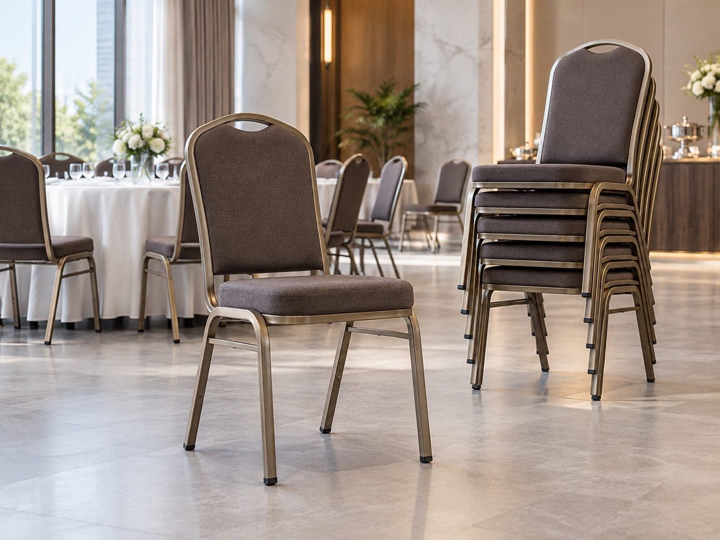 Stackable chairs