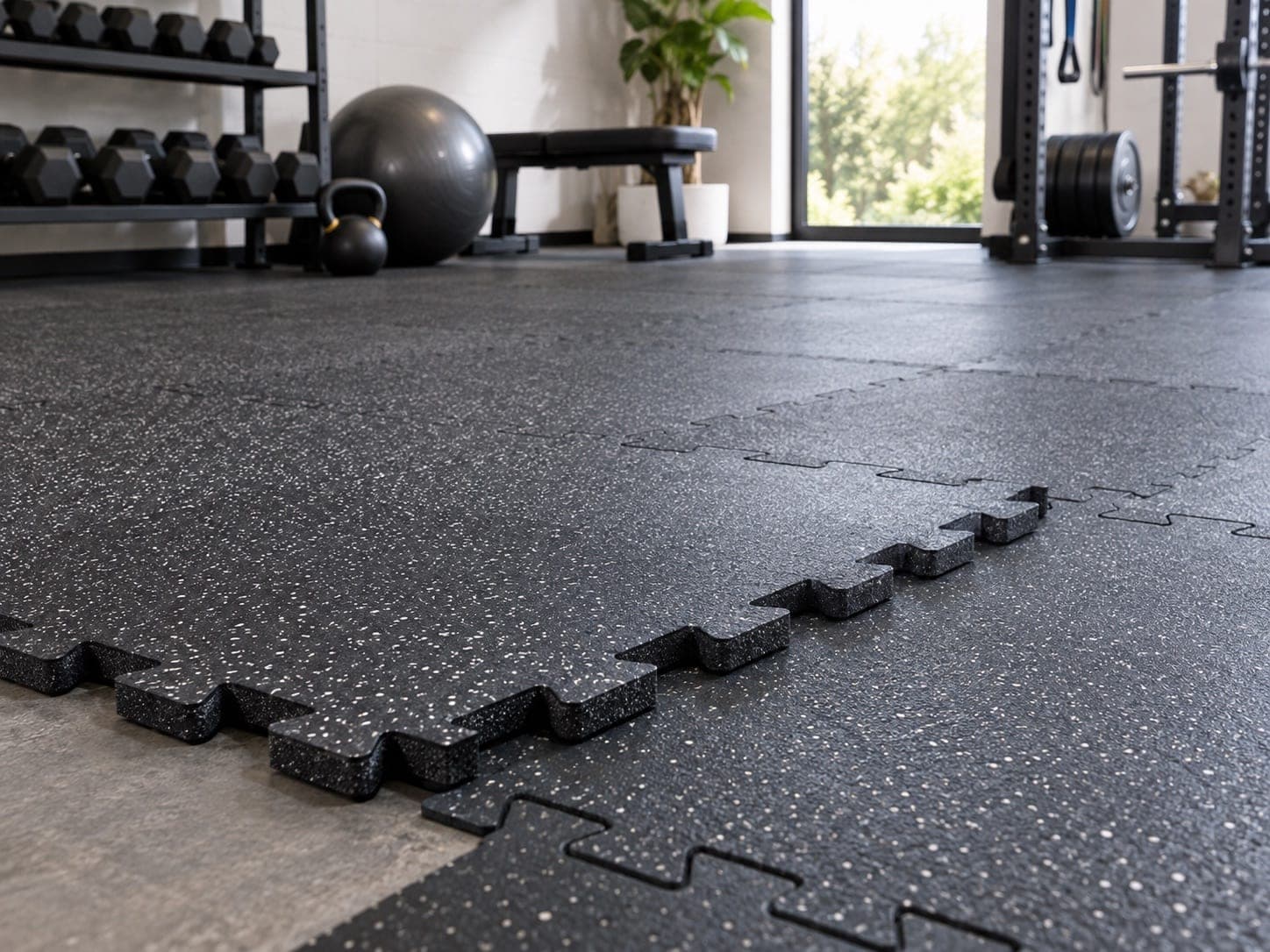 Interlocking gym mats