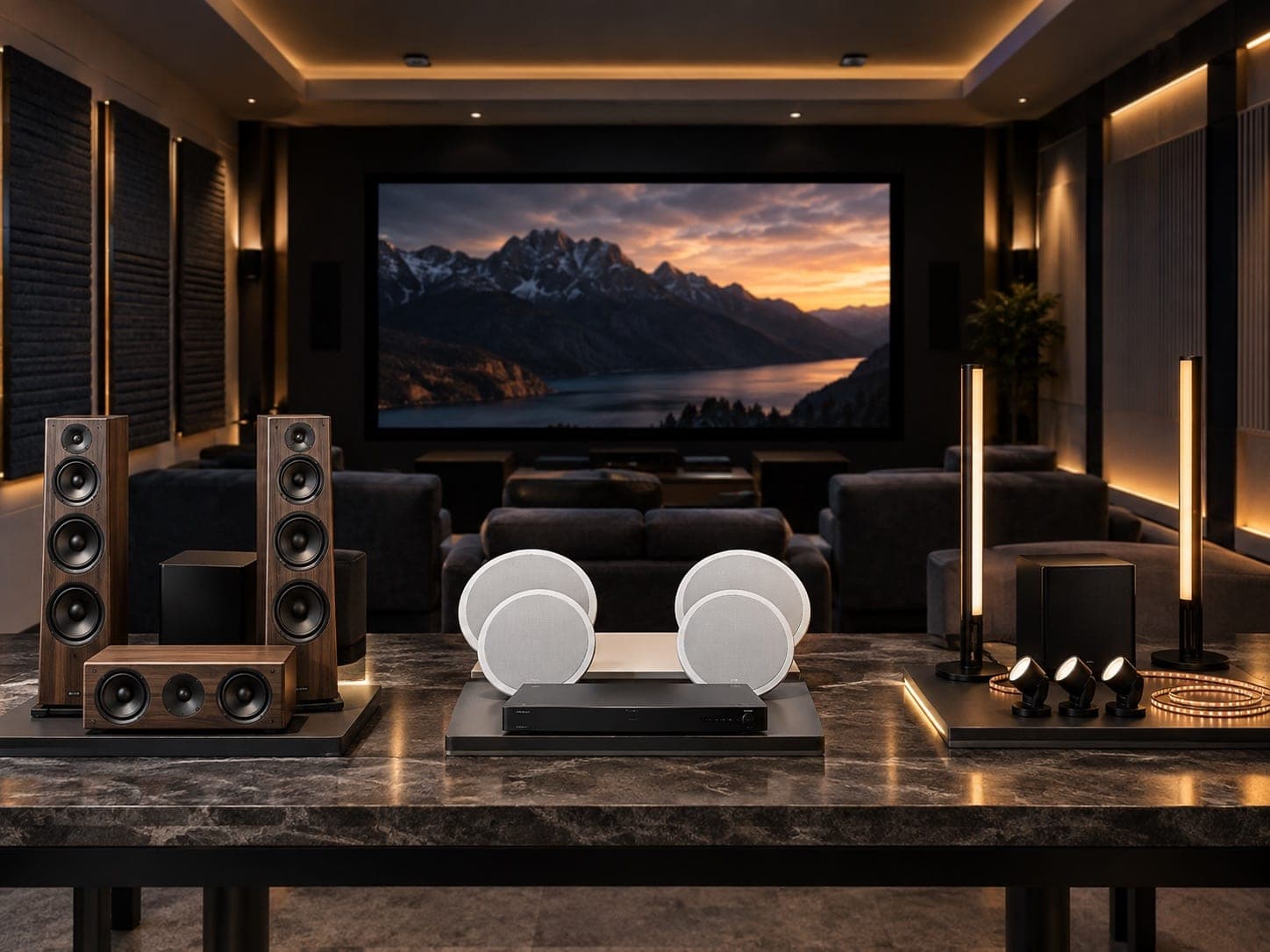 Acoustic and lighting packages