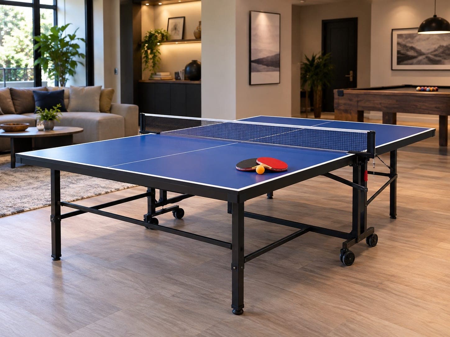 Table tennis setups