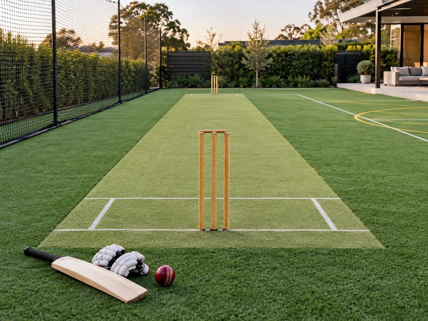Cricket practice turf