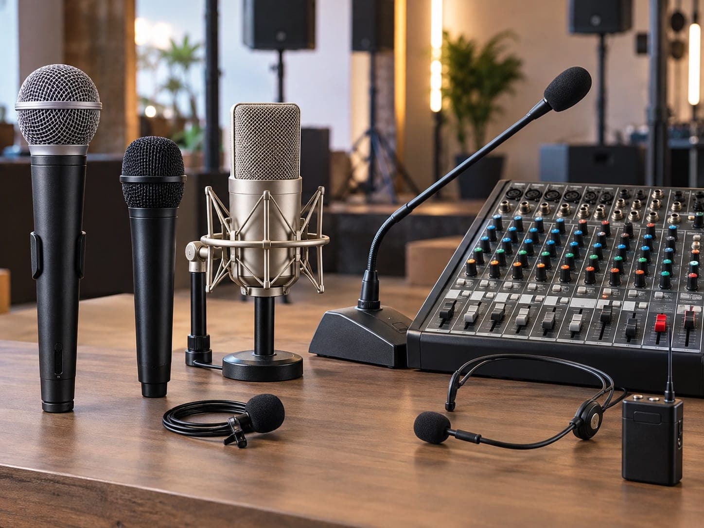 Microphones and mixers