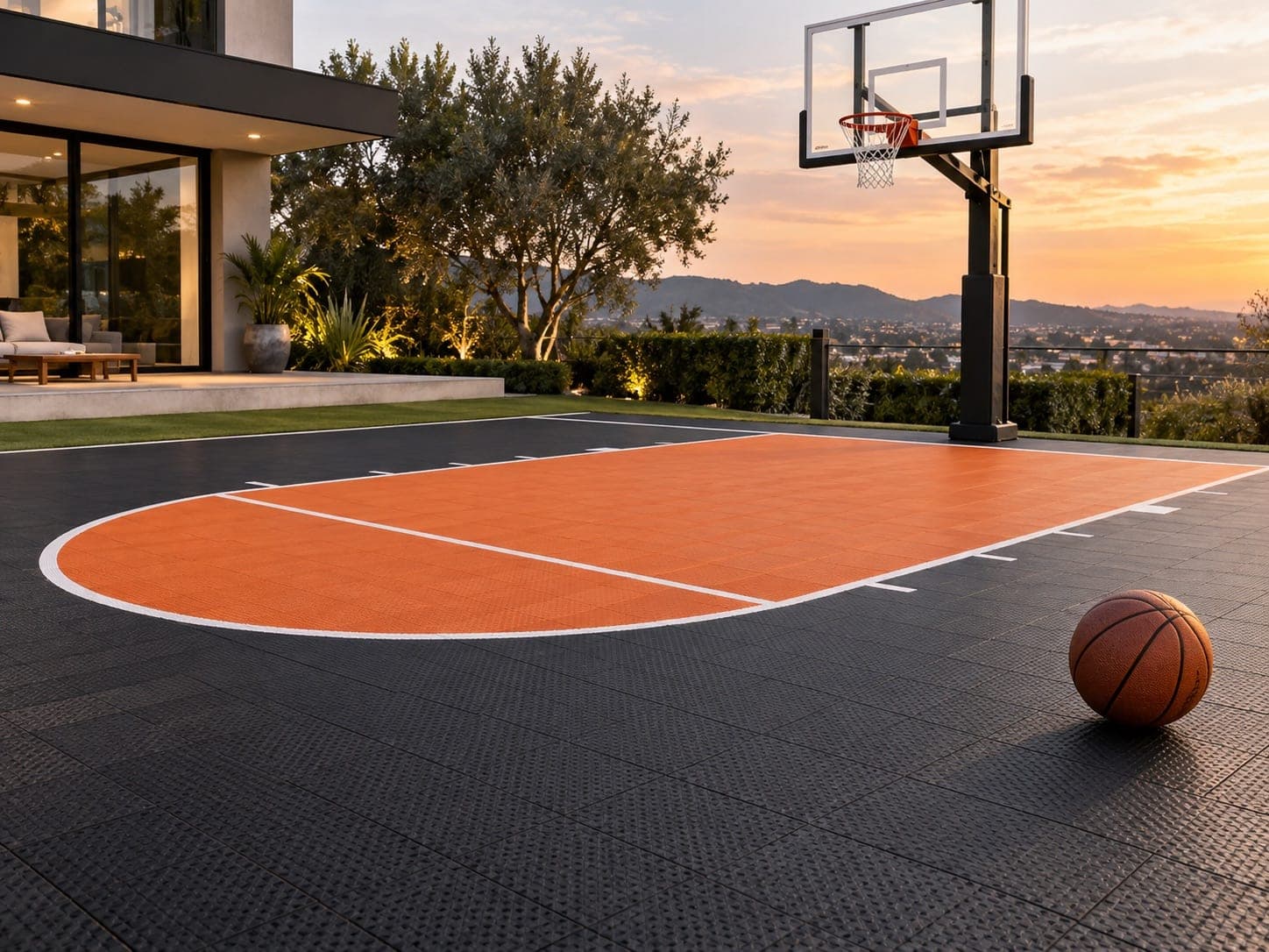 Basketball tiles
