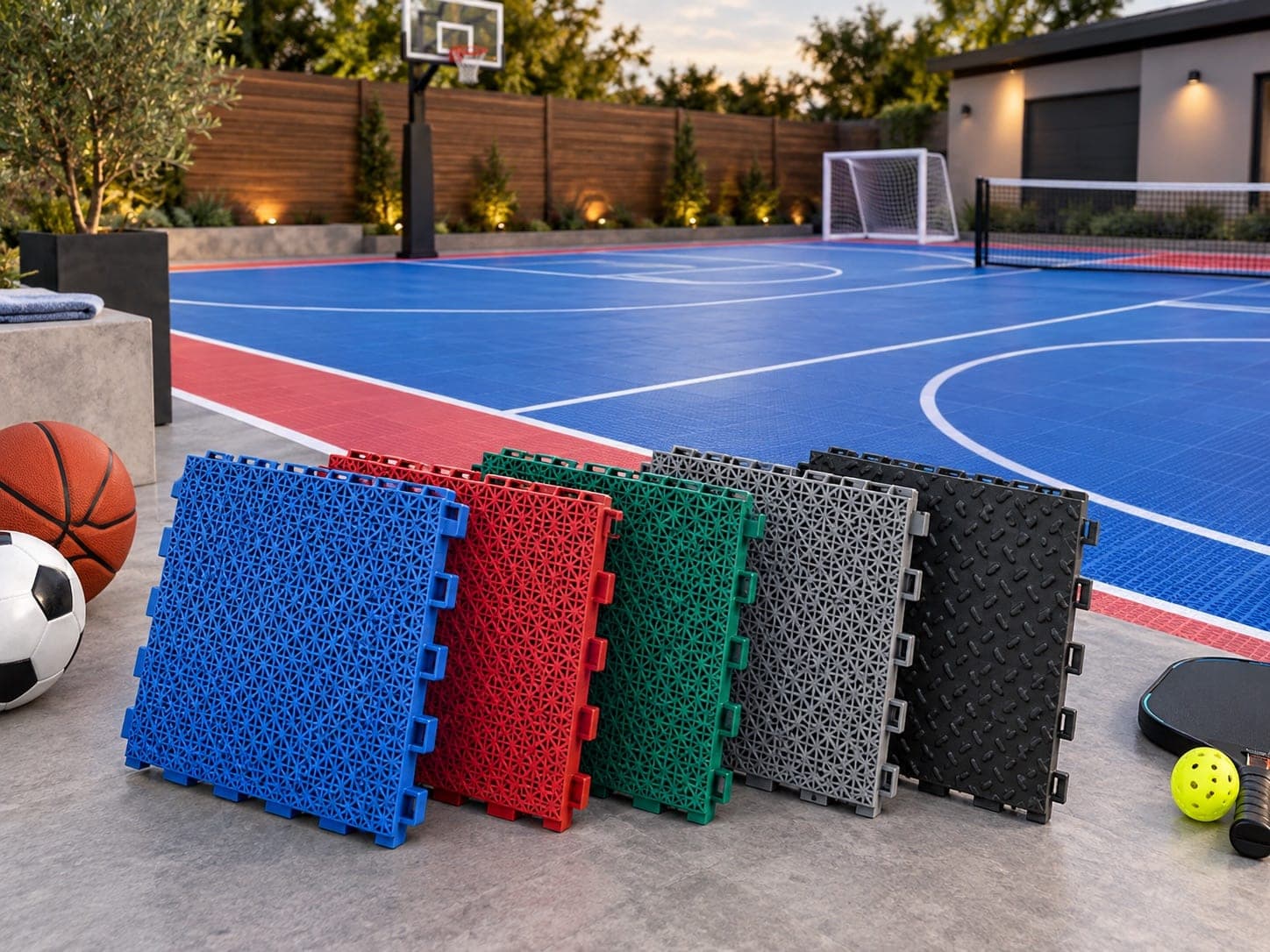 Multi sport tiles