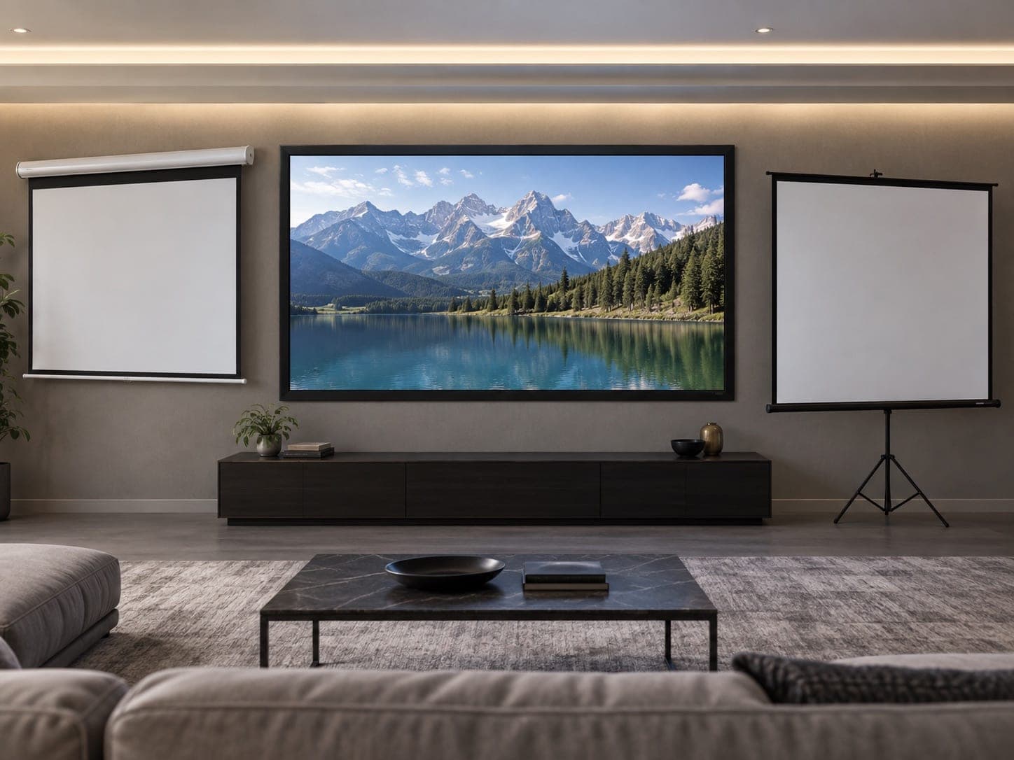 Fixed frame screens