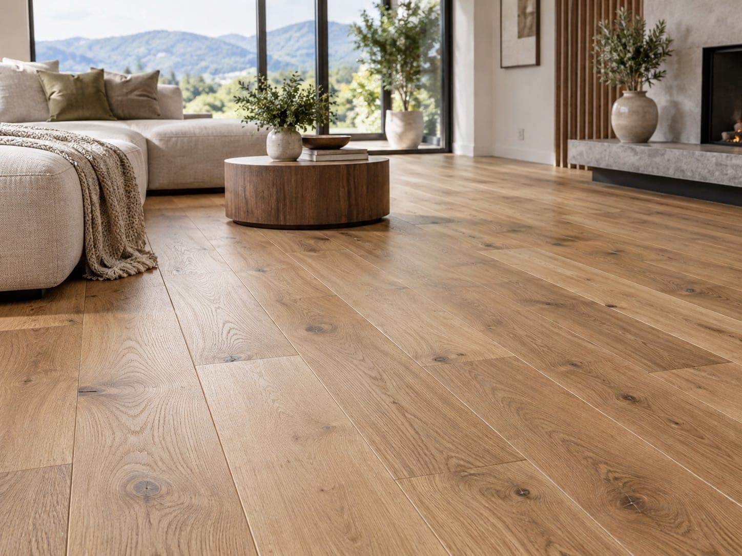 Engineered wood flooring