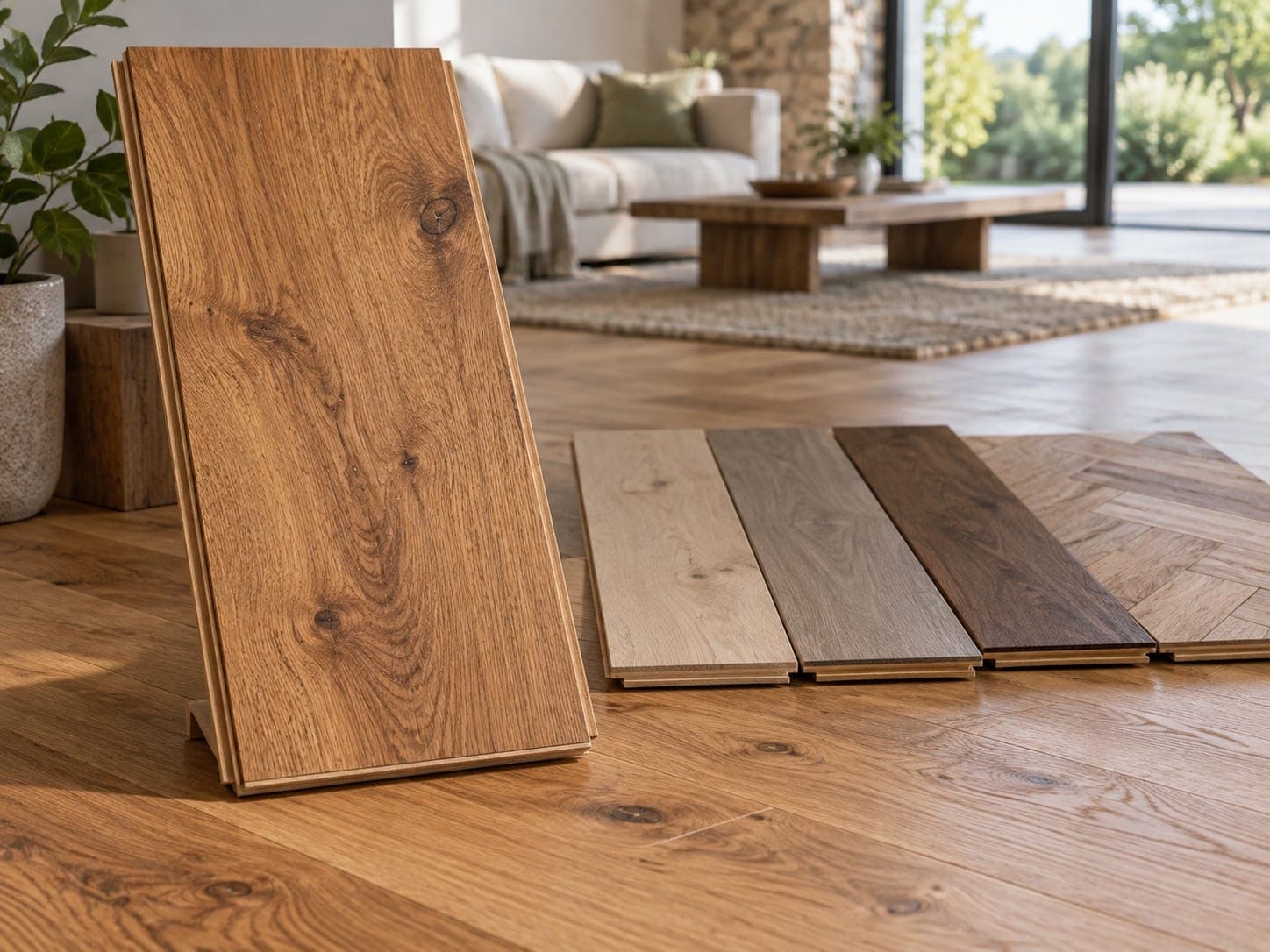 Solid wood flooring
