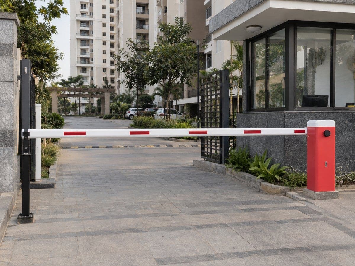 Vehicle access boom barrier