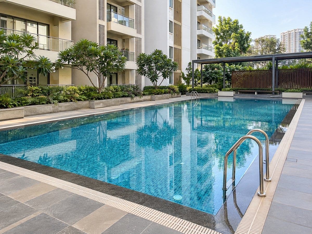 Residential community swimming pool