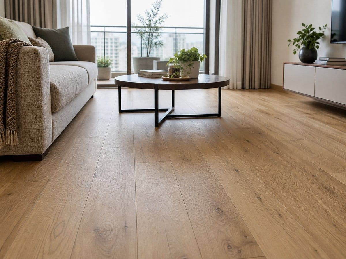 Wooden interior flooring