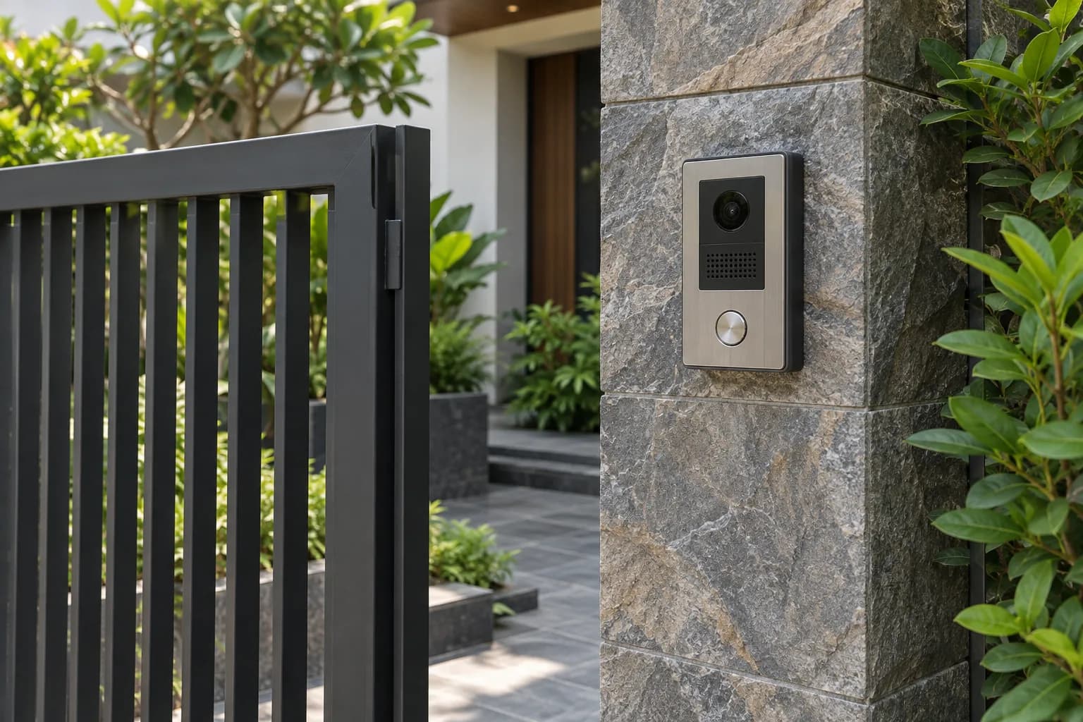 Video Door Intercom: visitor communication
