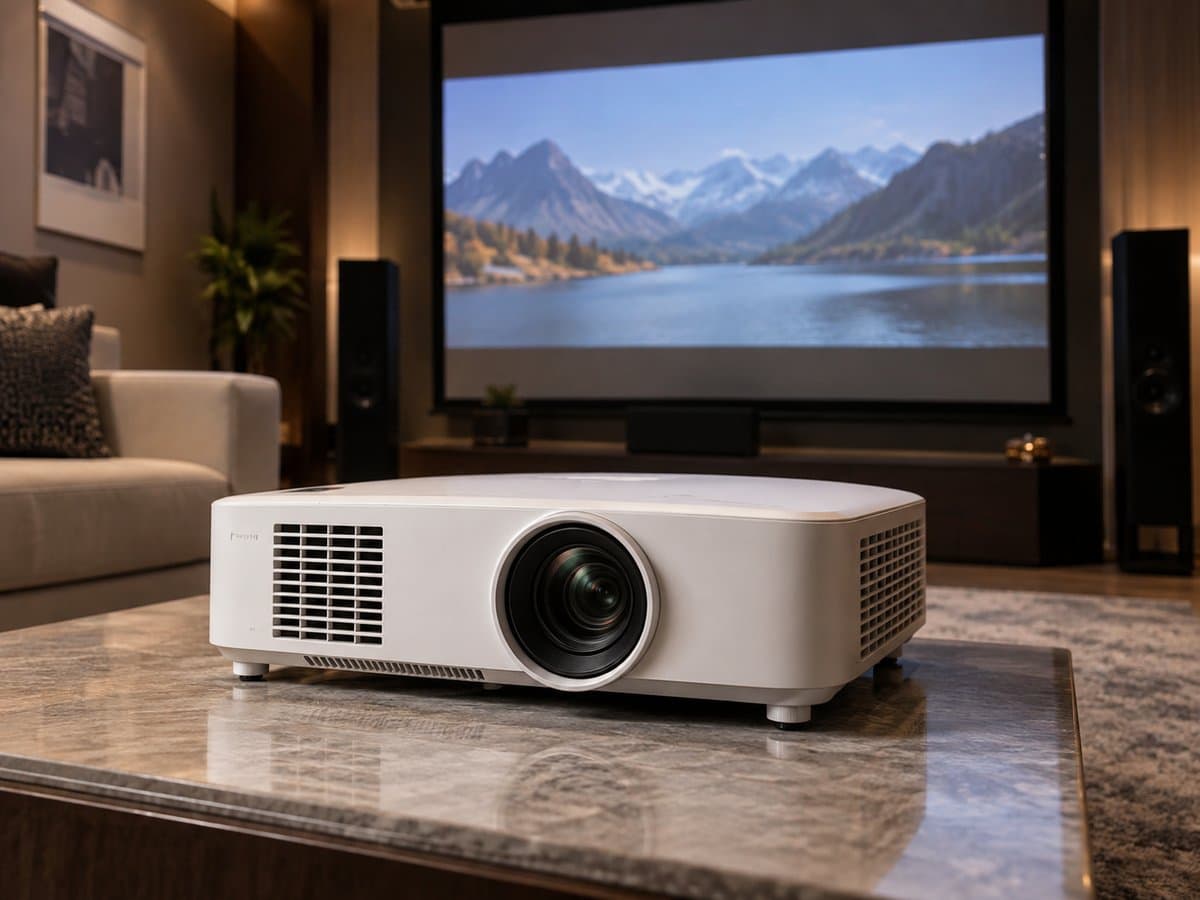 Presentation and home cinema projector